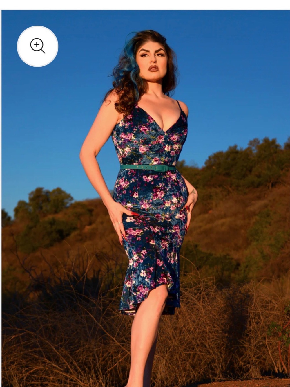 Pinup floral dress